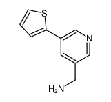 (5-thiophen-2-ylpyridin-3-yl)methanamine