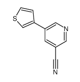 5-thiophen-3-ylpyridine-3-carbonitrile