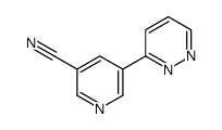 5-pyridazin-3-ylpyridine-3-carbonitrile