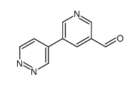 5-pyridazin-4-ylpyridine-3-carbaldehyde