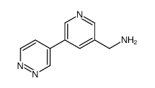(5-pyridazin-4-ylpyridin-3-yl)methanamine