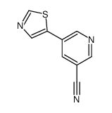 5-(1,3-thiazol-5-yl)pyridine-3-carbonitrile