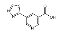 5-(1,3,4-thiadiazol-2-yl)pyridine-3-carboxylic acid