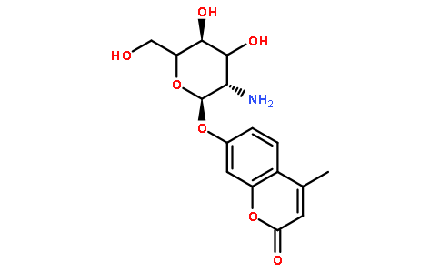 4-甲基伞形酮基 2-氨基-2-脱氧-alpha-D-吡喃葡萄糖苷