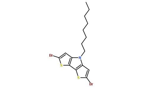 2,6-二溴-4-正辛基二噻吩并[3,2-b:2',3'-d]吡咯