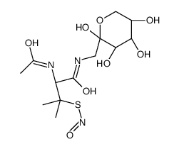 (2S)-2-acetamido-3-methyl-3-nitrososulfanyl-N-[[(2R,3S,4R,5R)-2,3,4,5-tetrahydroxyoxan-2-yl]methyl]butanamide