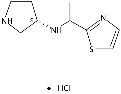 N-[(1S)-1-(1,3-thiazol-2-yl)ethyl]pyrrolidin-3-amine