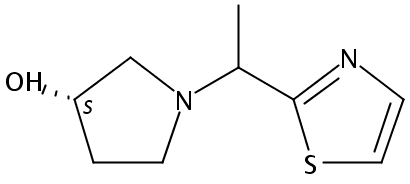 (3S)-1-(1-(Thiazol-2-yl)ethyl)pyrrolidin-3-ol