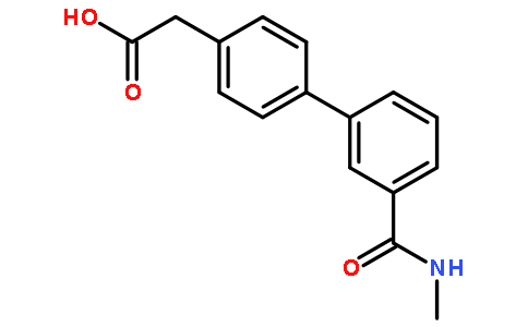 2-(3-(甲基氨基甲酰)-[1,1-联苯]-4-基)乙酸