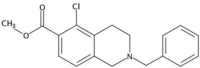 Methyl 2-benzyl-5-chloro-1,2,3,4-tetrahydroisoquinoline-6-carboxylate