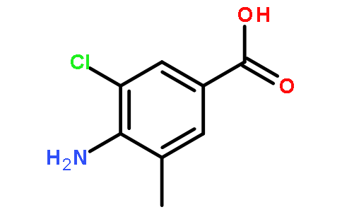 4-氨基-3-氯-5-甲基苯甲酸