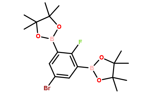 5-溴-2-氟-1,3-亚苯基二硼酸频那醇酯