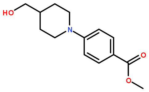4-(4-(羟甲基)哌啶-1-基)苯甲酸甲酯