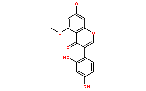 4H-1-苯并吡喃-4-酮,3-(2,4-二羟基苯基)-7-羟基-5-甲氧基-