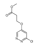 methyl 3-(6-chloropyridazin-4-yl)oxypropanoate