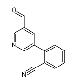 2-(5-formylpyridin-3-yl)benzonitrile