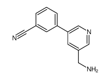 3-[5-(aminomethyl)pyridin-3-yl]benzonitrile