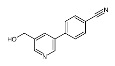 4-[5-(hydroxymethyl)pyridin-3-yl]benzonitrile