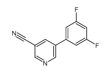 5-(3,5-difluorophenyl)pyridine-3-carbonitrile