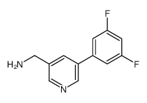 [5-(3,5-difluorophenyl)pyridin-3-yl]methanamine