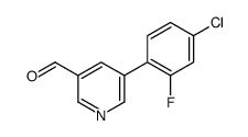 5-(4-chloro-2-fluorophenyl)pyridine-3-carbaldehyde