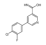 5-(4-chloro-3-fluorophenyl)pyridine-3-carboxamide