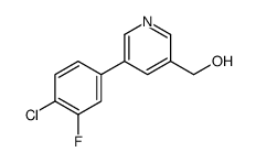 [5-(4-chloro-3-fluorophenyl)pyridin-3-yl]methanol