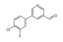 5-(4-chloro-3-fluorophenyl)pyridine-3-carbaldehyde