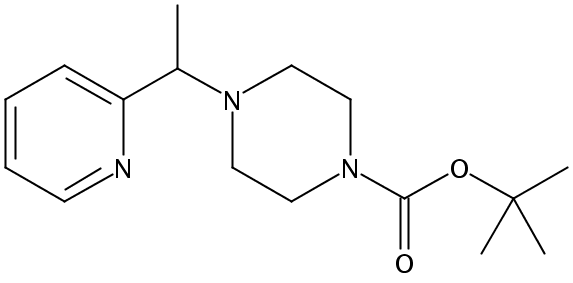 tert-Butyl 4-(1-(pyridin-2-yl)ethyl)piperazine-1-carboxylate