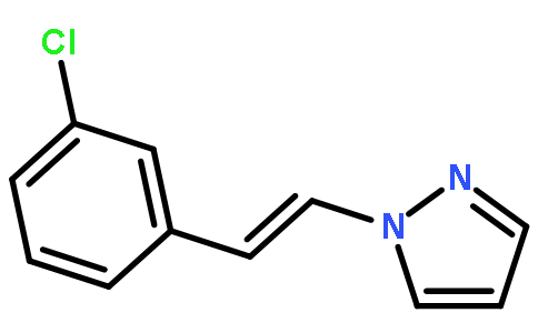 1-[2-(3-chlorophenyl)ethenyl]pyrazole