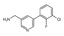 [5-(3-chloro-2-fluorophenyl)pyridin-3-yl]methanamine