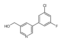 [5-(3-chloro-5-fluorophenyl)pyridin-3-yl]methanol