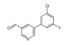 5-(3-chloro-5-fluorophenyl)pyridine-3-carbaldehyde