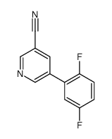 5-(2,5-difluorophenyl)pyridine-3-carbonitrile