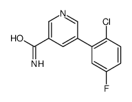 5-(2-chloro-5-fluorophenyl)pyridine-3-carboxamide