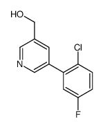 [5-(2-chloro-5-fluorophenyl)pyridin-3-yl]methanol