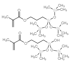 methacryloxypropylbis(trimethylsiloxy)silanolmethacryloxypropyltris(trimethylsiloxy)silane mixture