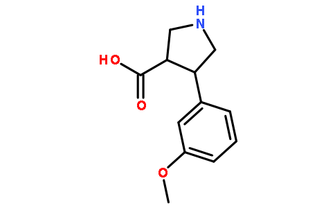 (3S,4R)-4-(3-甲氧基苯基)吡咯烷-3-羧酸