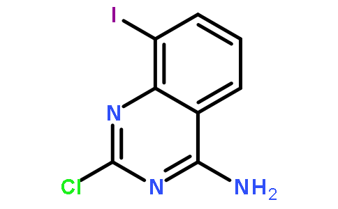 2-氯-8-碘喹唑啉-4-胺
