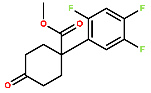 4-氧代-1-(2,4,5-三氟苯基)环己烷羧酸甲酯