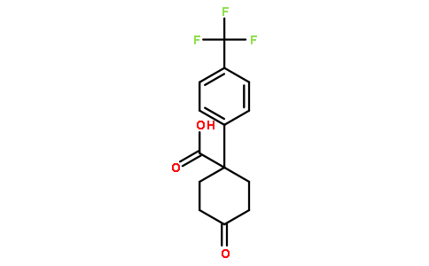 4-氧代-1-[4-(三氟甲基)苯基]环己烷羧酸