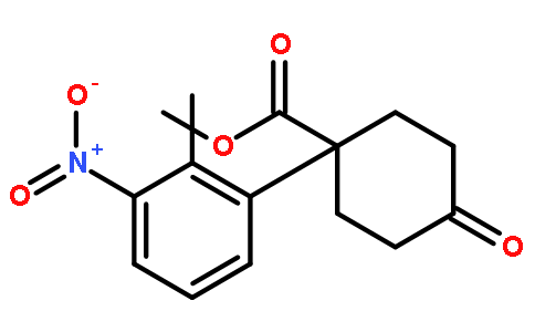 1-(2-甲基-3-硝基苯基)-4-氧代环己烷羧酸甲酯