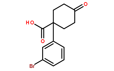 1-(3-溴苯基)-4-氧代环己烷羧酸