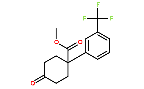 4-氧代-1-[3-(三氟甲基)苯基]环己烷羧酸甲酯