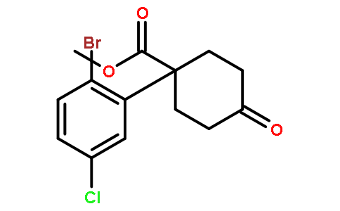 1-(2-溴-5-氯苯基)-4-氧代环己烷羧酸甲酯