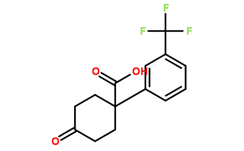 4-氧代-1-[3-(三氟甲基)苯基]环己烷羧酸