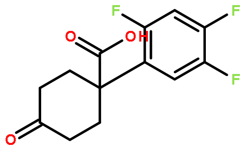4-氧代-1-(2,4,5-三氟苯基)环己烷羧酸