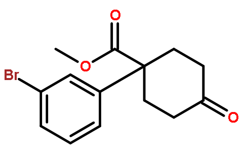 1-(3-溴苯基)-4-氧代环己烷羧酸甲酯