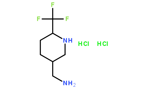 6-(三氟甲基)- 3-哌啶甲胺双盐酸盐