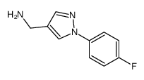 4-(氨基甲基)-1-(4-氟苯基)吡唑